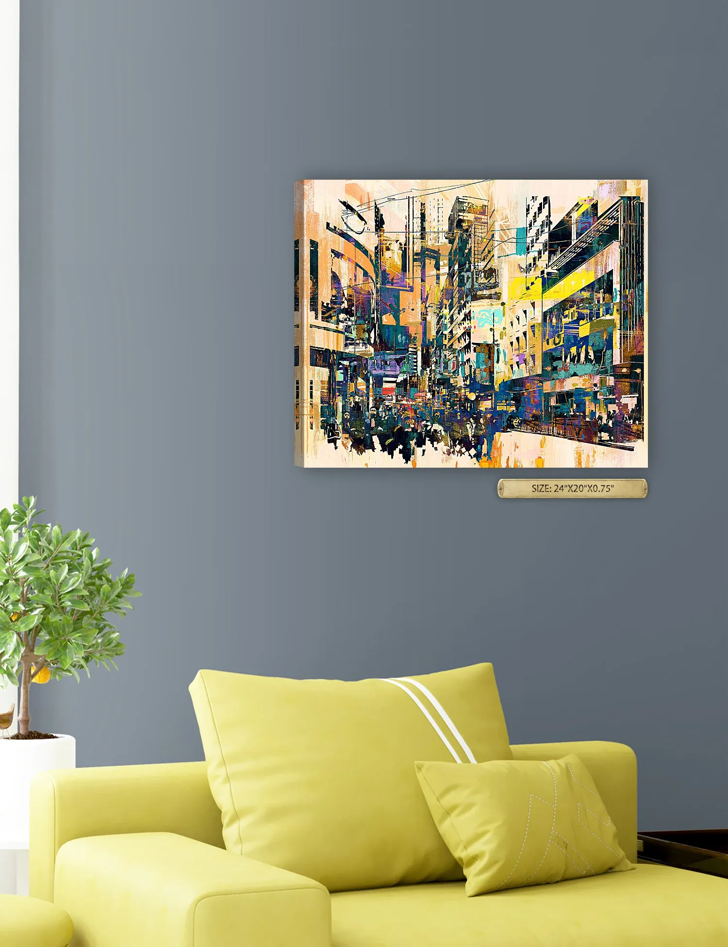 Abstract art of CityScape.
