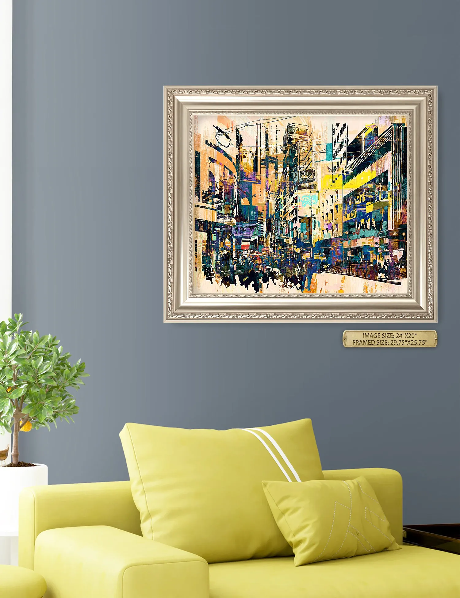 Abstract art of CityScape.