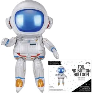 Air Filled Astronaut 4d Balloon 30" | 1ct