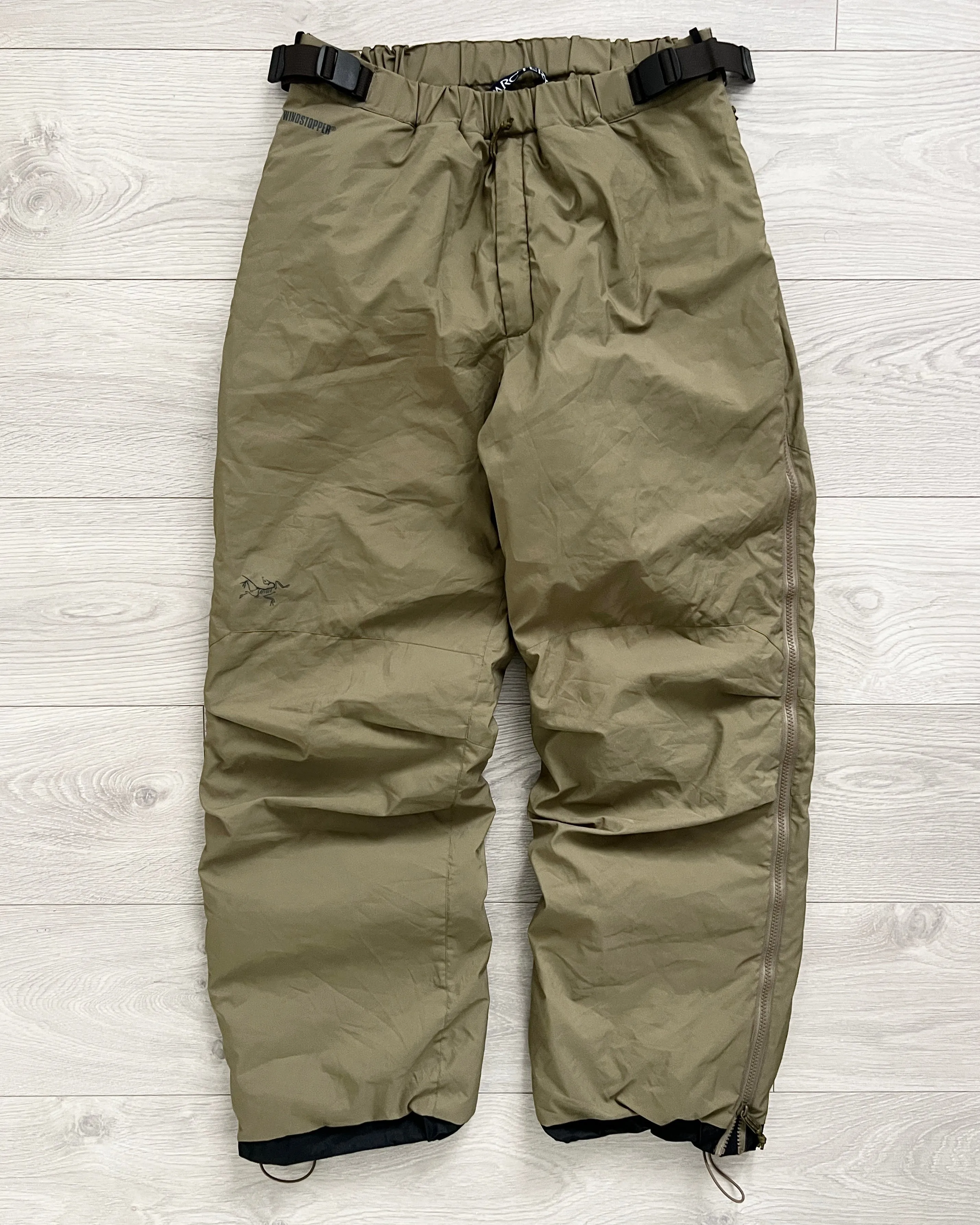 Arcteryx LEAF Fusion LT Insulated Gore-Windstopper Pants Crocodile Green - Size 36