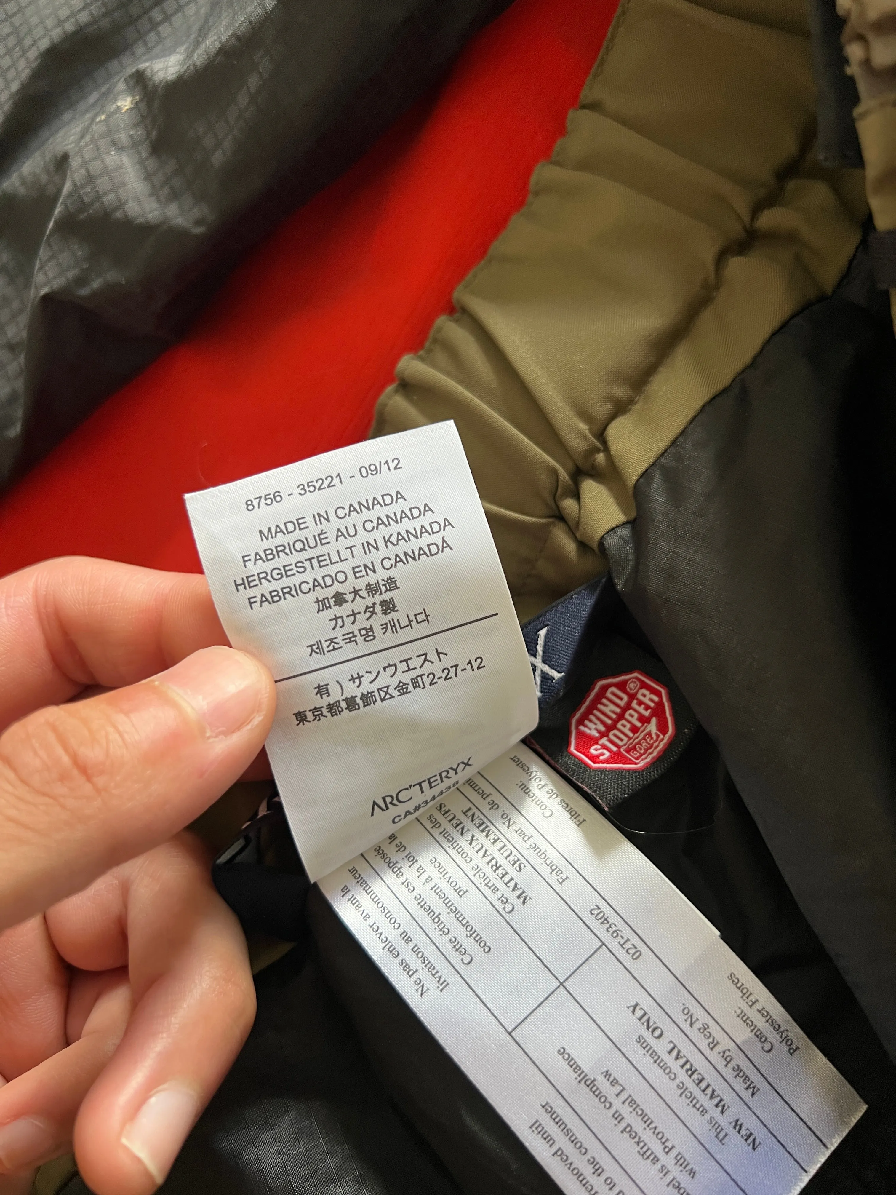 Arcteryx LEAF Fusion LT Insulated Gore-Windstopper Pants Crocodile Green - Size M & L