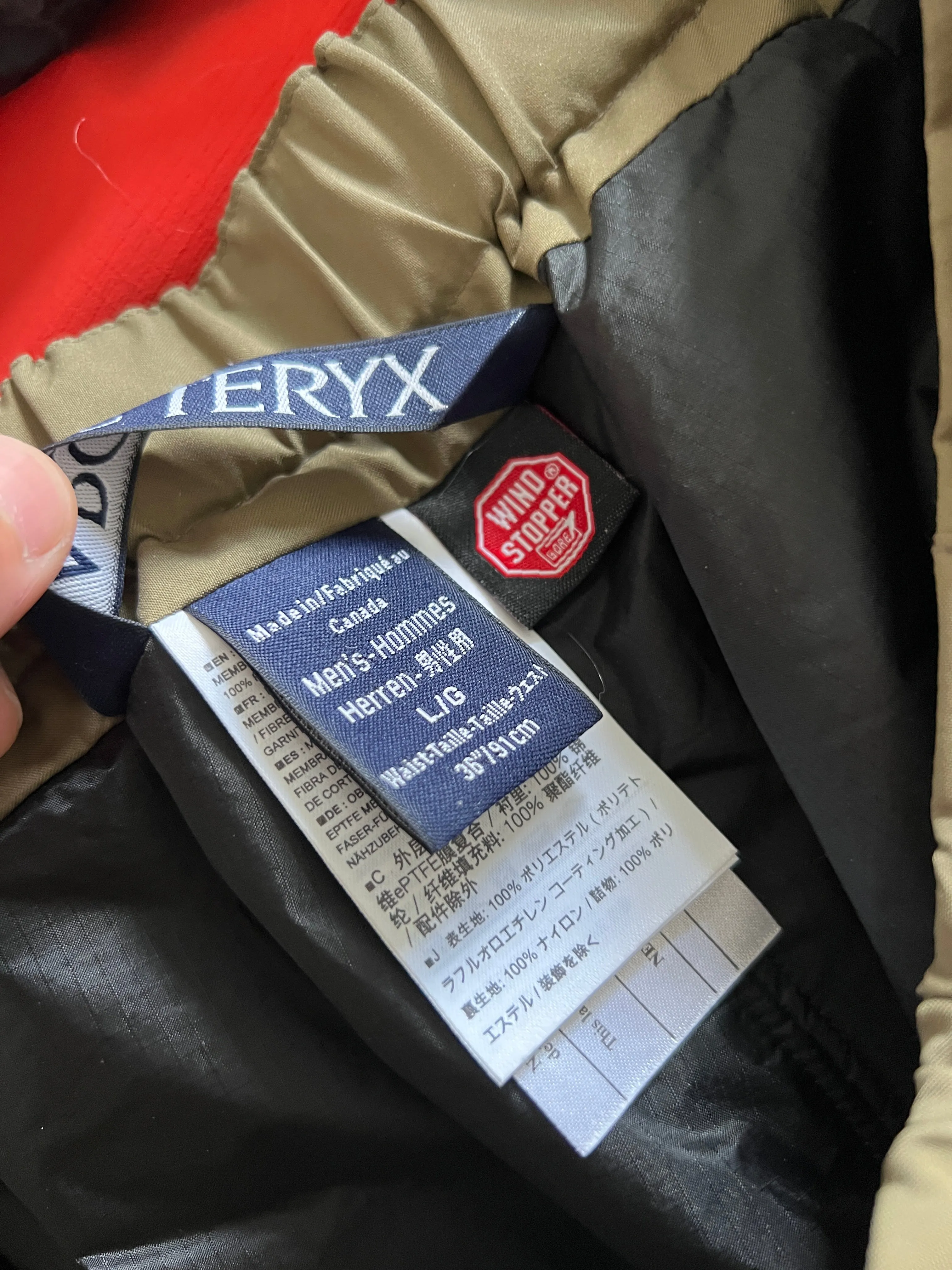 Arcteryx LEAF Fusion LT Insulated Gore-Windstopper Pants Crocodile Green - Size M & L