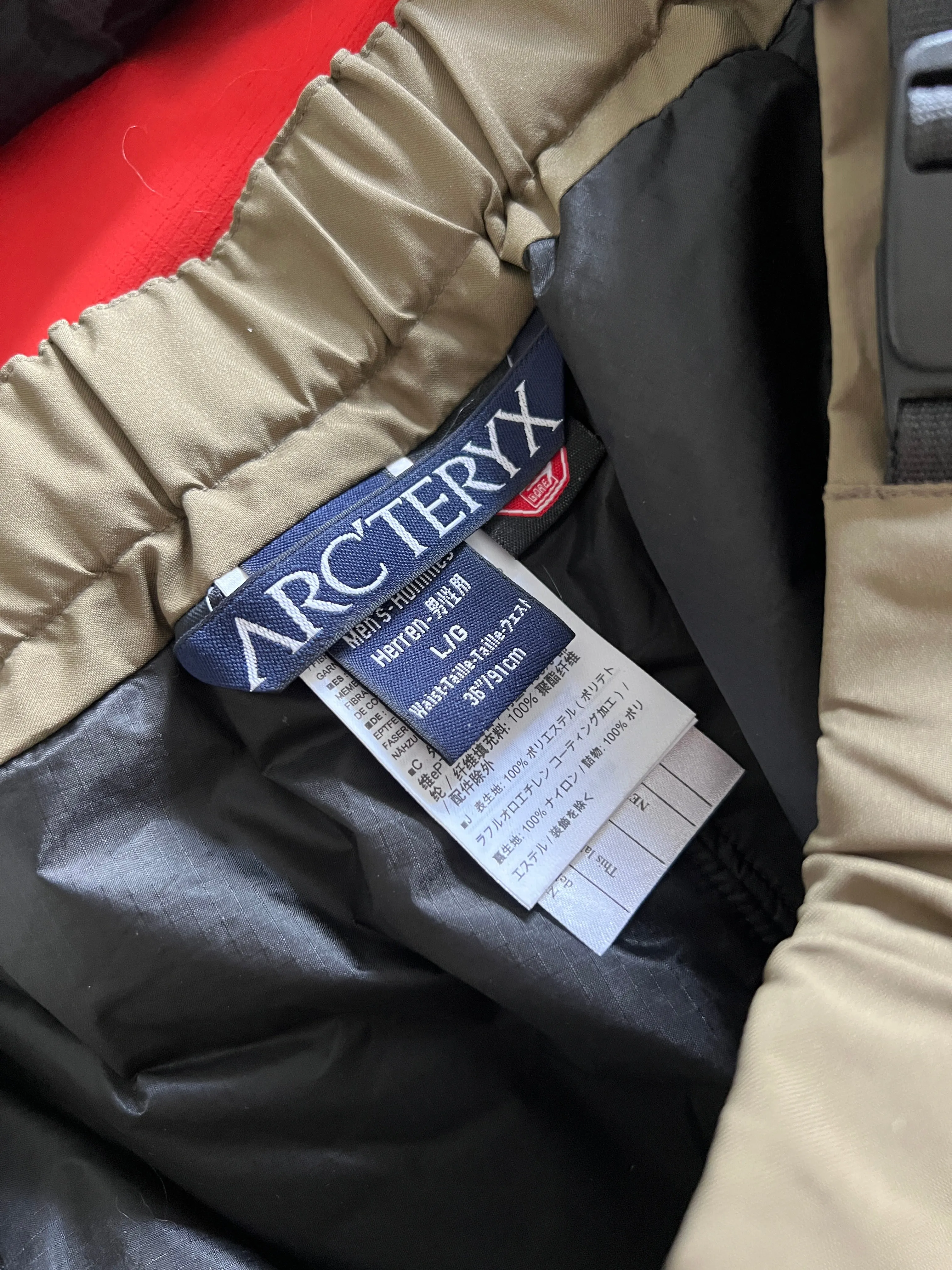 Arcteryx LEAF Fusion LT Insulated Gore-Windstopper Pants Crocodile Green - Size M & L