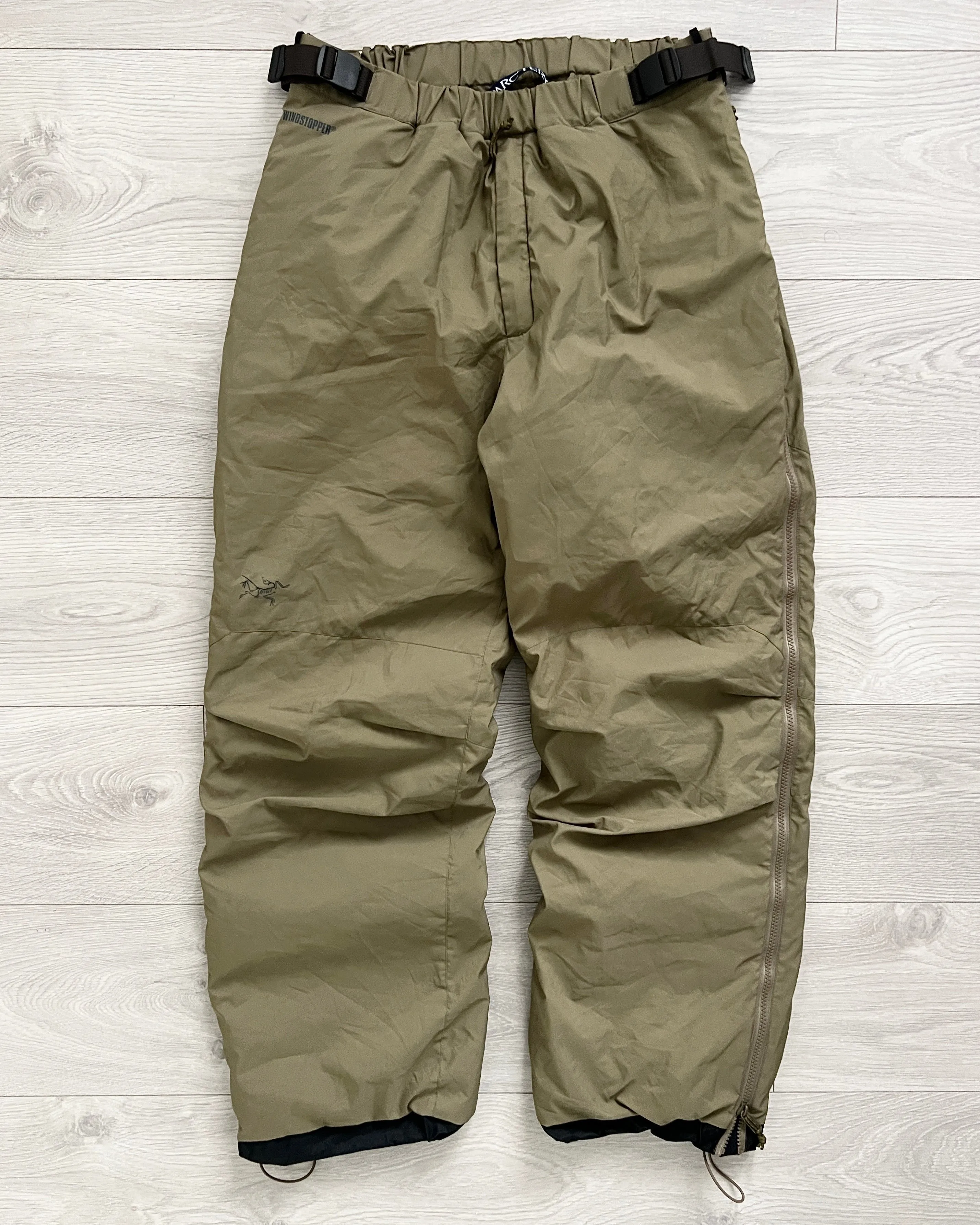 Arcteryx LEAF Fusion LT Insulated Gore-Windstopper Pants Crocodile Green - Size M & L