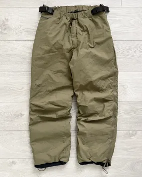 Arcteryx LEAF Fusion LT Insulated Gore-Windstopper Pants Crocodile Green - Size M & L