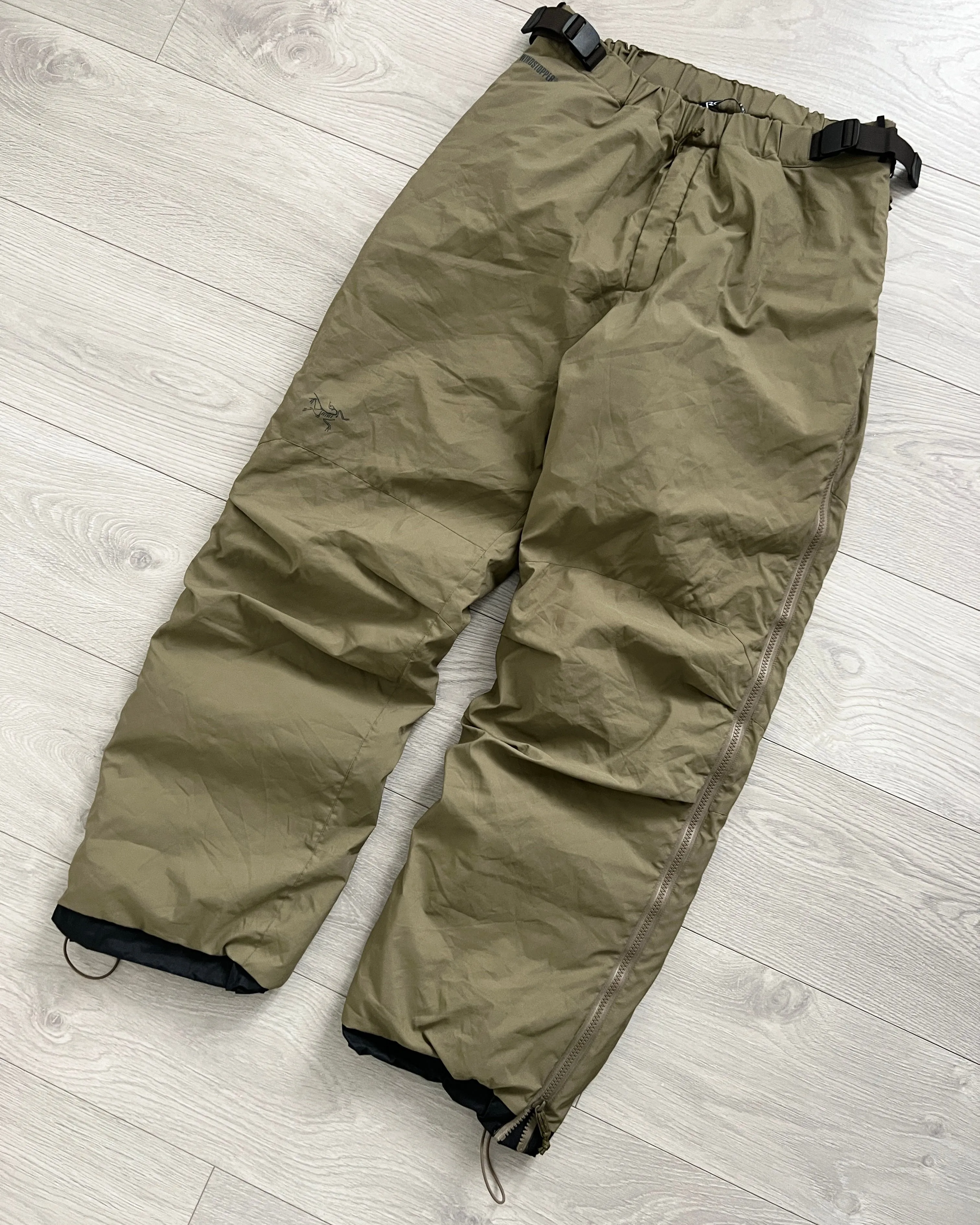 Arcteryx LEAF Fusion LT Insulated Gore-Windstopper Pants Crocodile Green - Size M & L