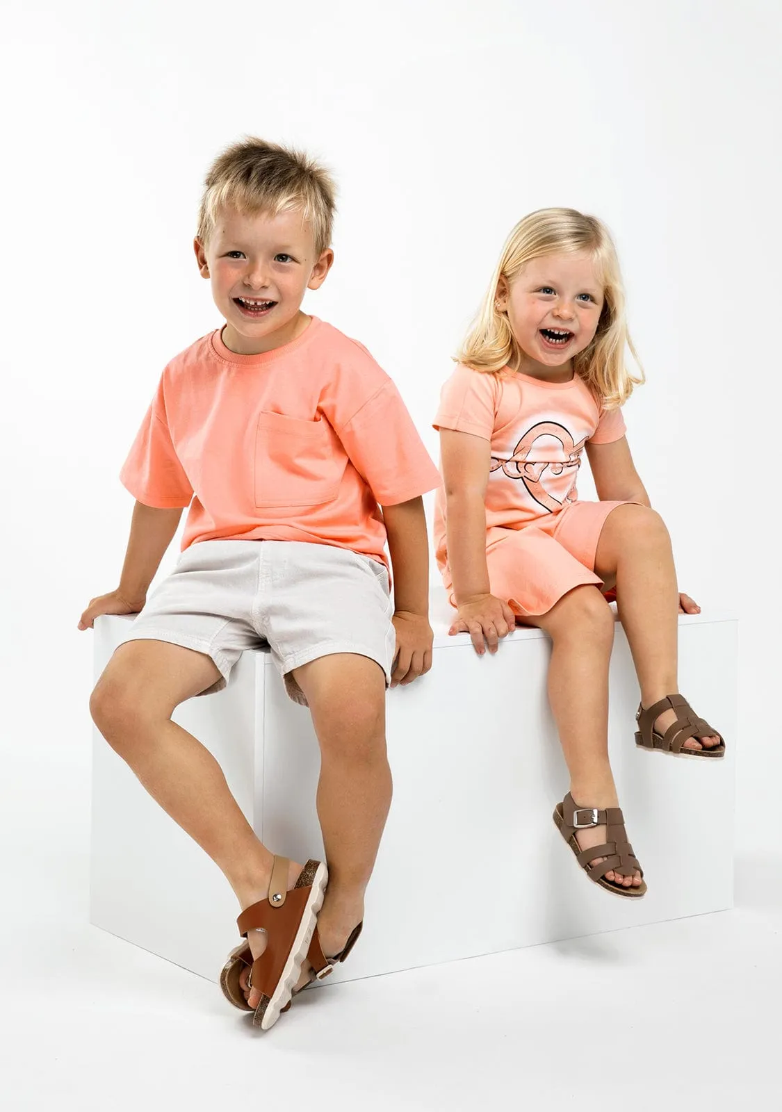 Baby's Taupe Bio Buckle Sandals