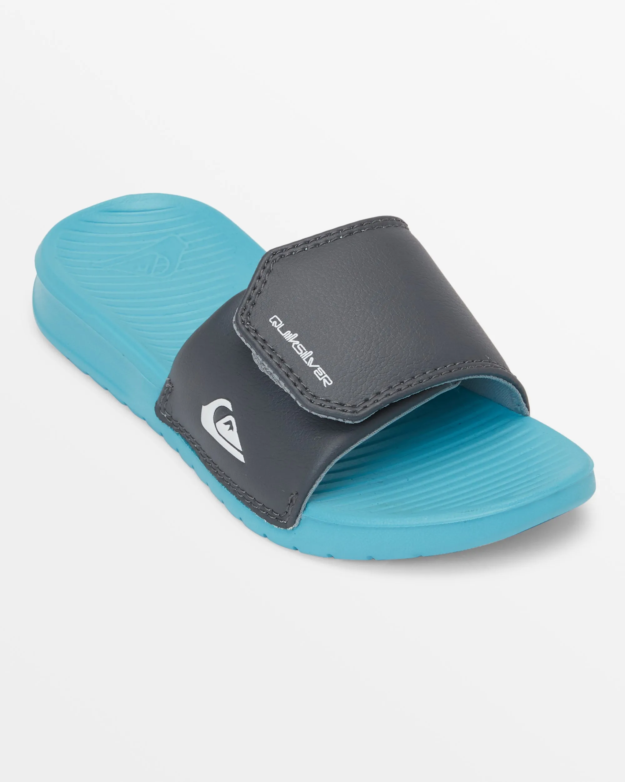 Boys 8-16 Bright Coast Adjustable Slides - Grey/White/Blue