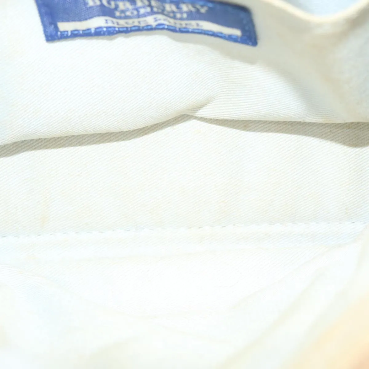 BURBERRY Blue Label Hand Bag Canvas Beige  ti1470