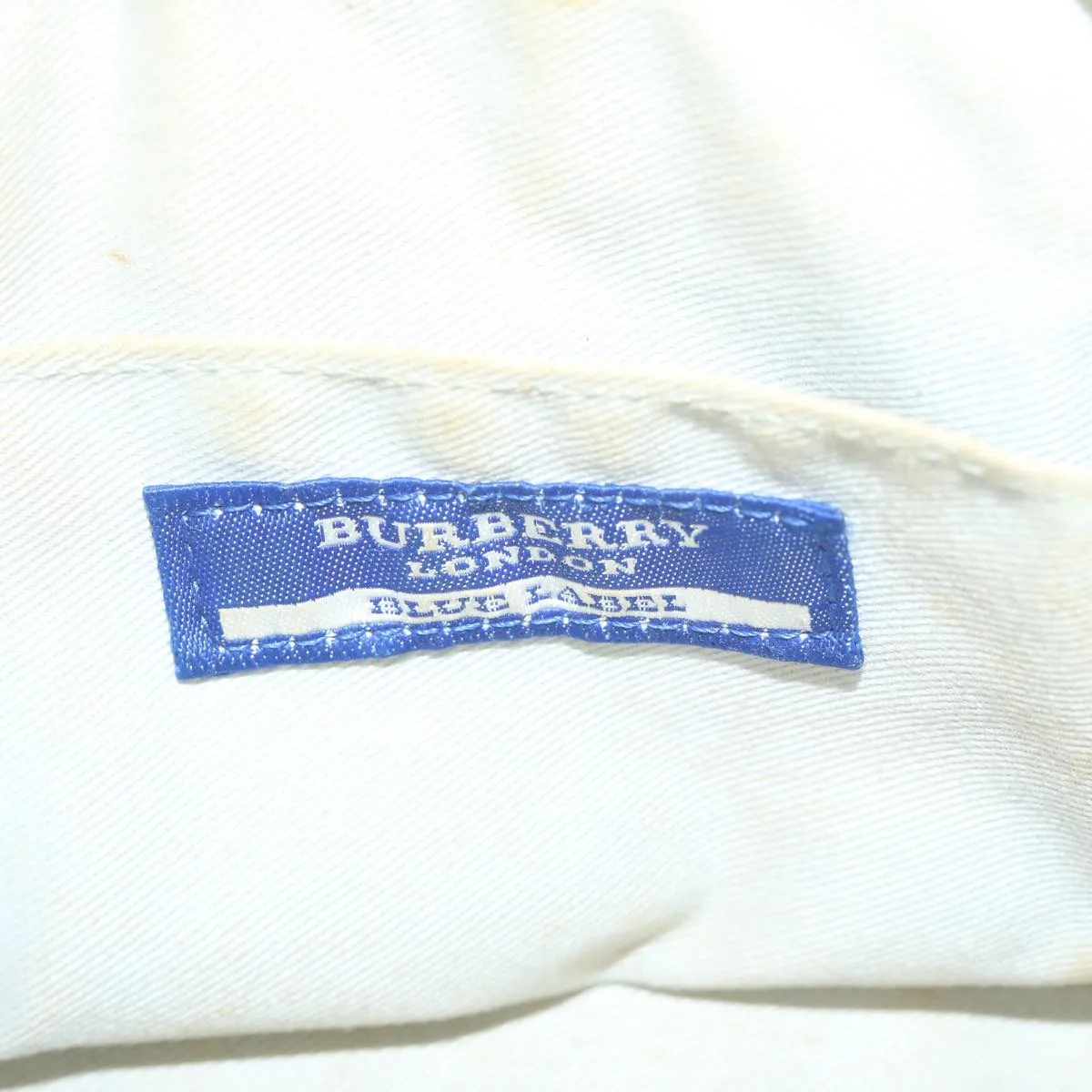 BURBERRY Blue Label Hand Bag Canvas Beige  ti1470