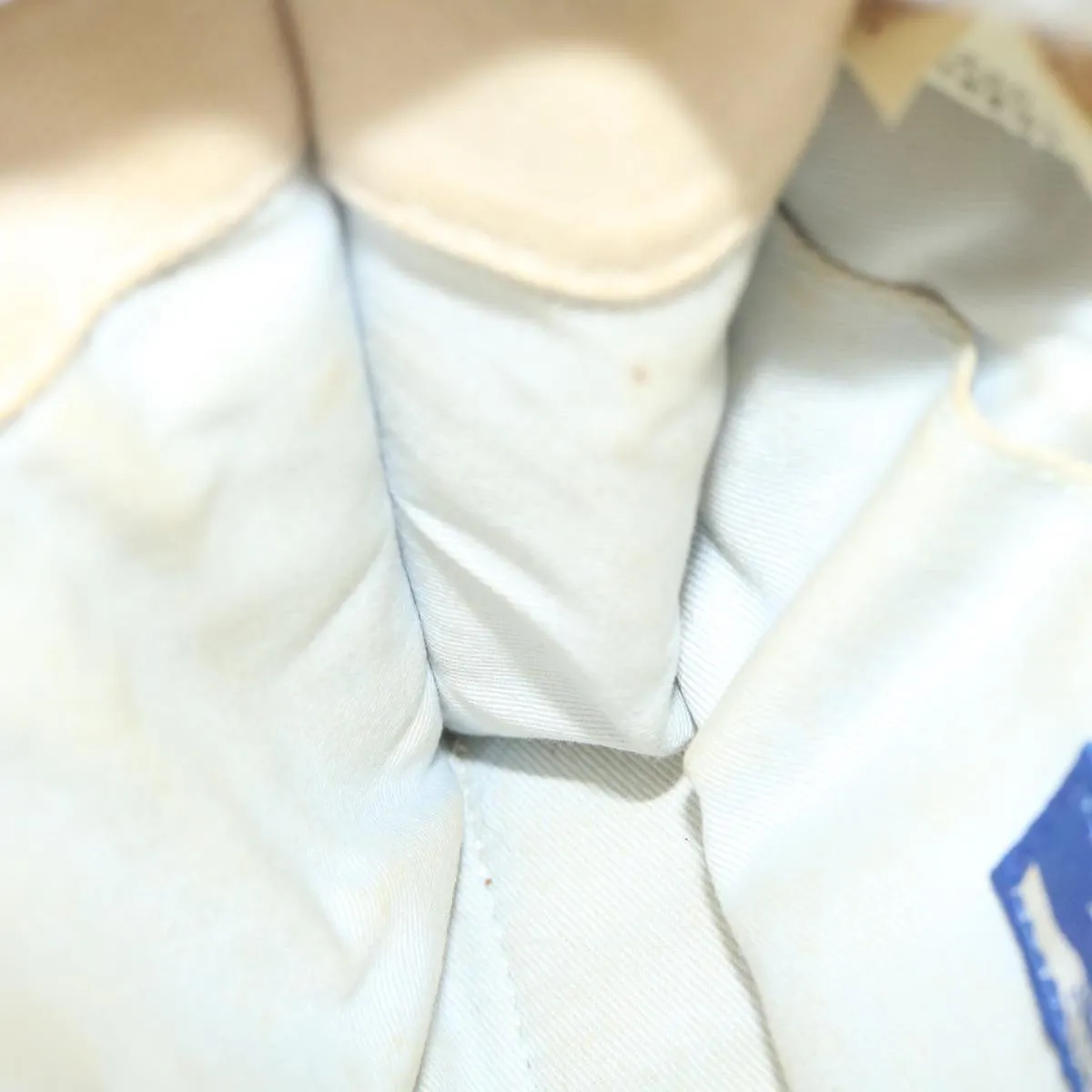 BURBERRY Blue Label Hand Bag Canvas Beige  ti1470