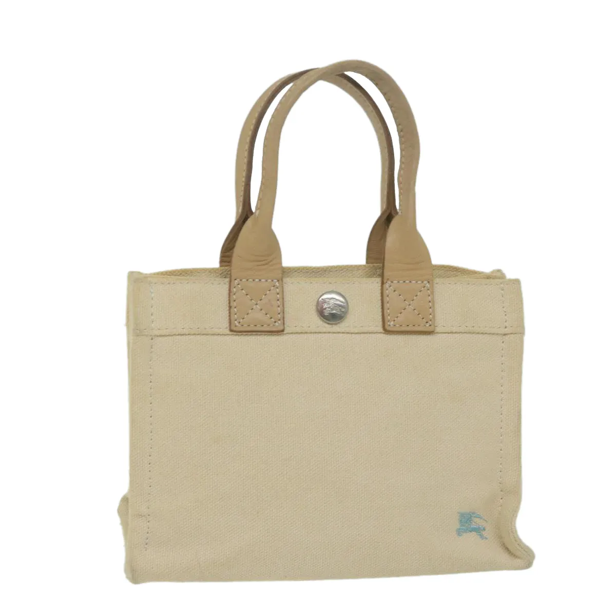 BURBERRY Blue Label Hand Bag Canvas Beige  ti1470