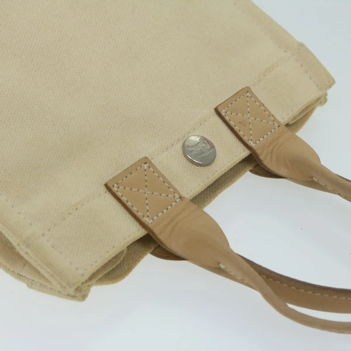 BURBERRY Blue Label Hand Bag Canvas Beige  ti1470