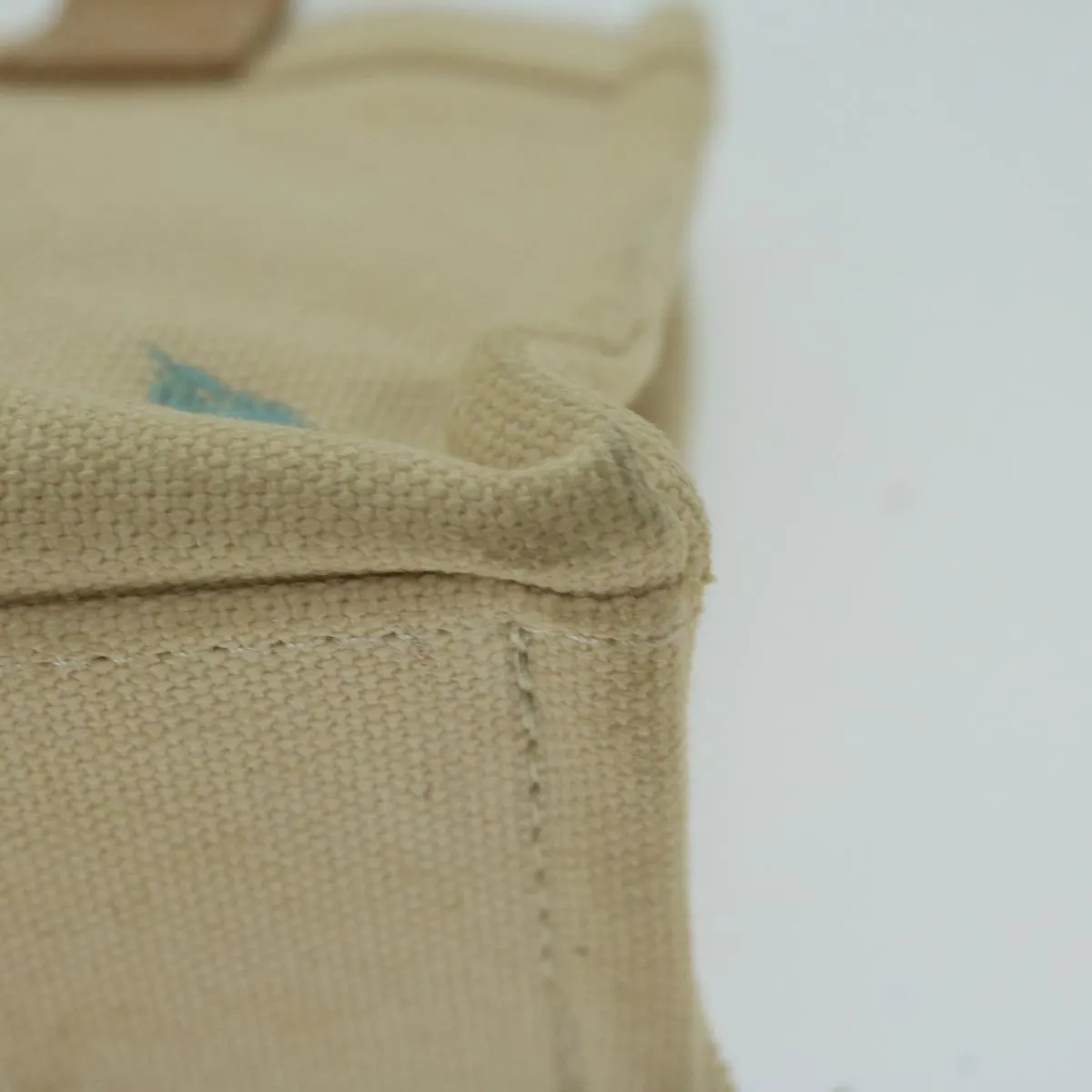 BURBERRY Blue Label Hand Bag Canvas Beige  ti1470