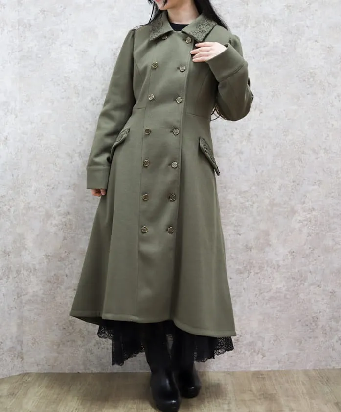 Bustle Style Long Coat