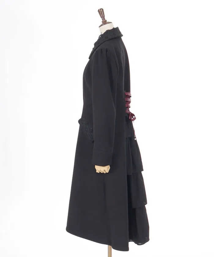 Bustle Style Long Coat