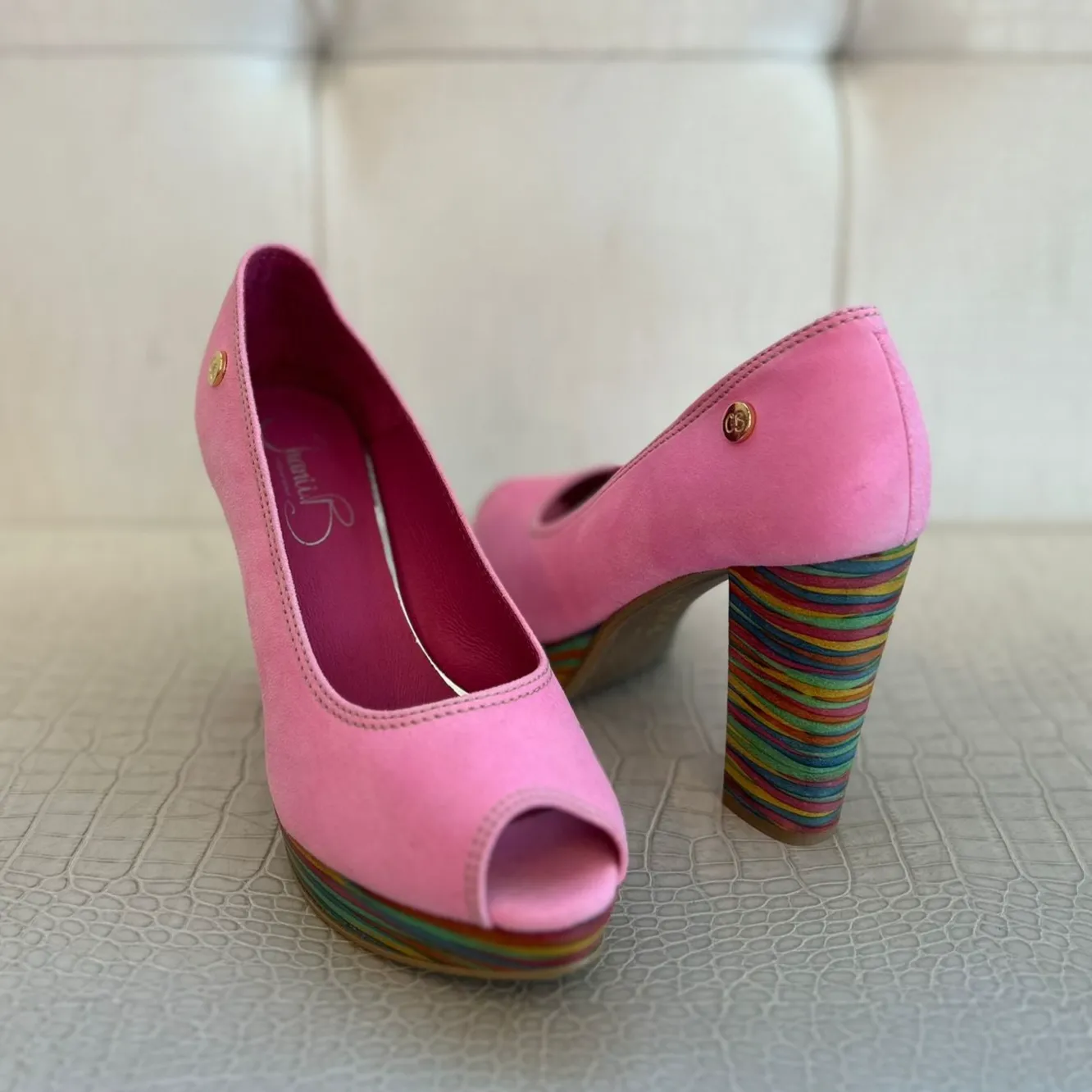 Chanii B "Bebe" Bubblegum Pink - Platform Pump