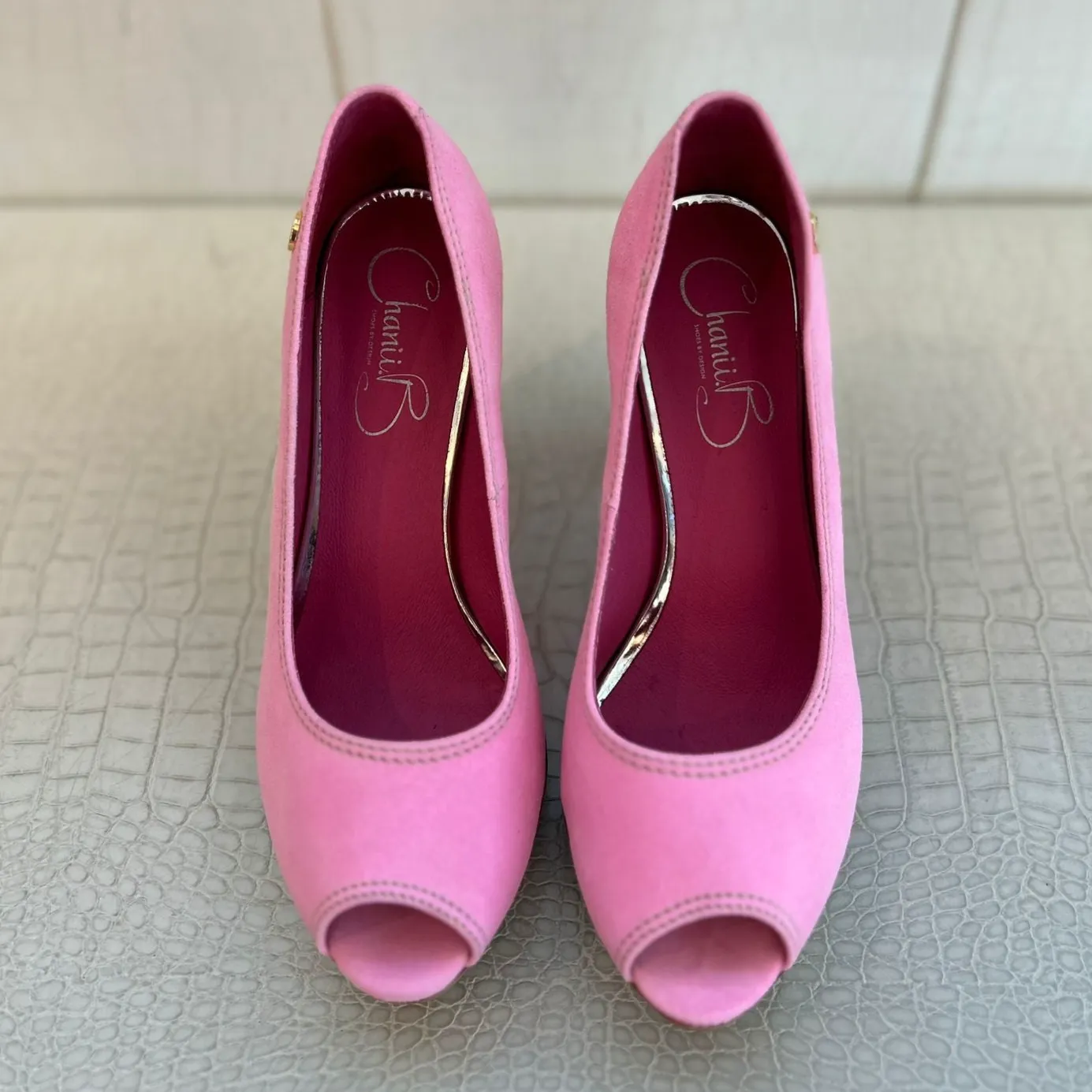 Chanii B "Bebe" Bubblegum Pink - Platform Pump
