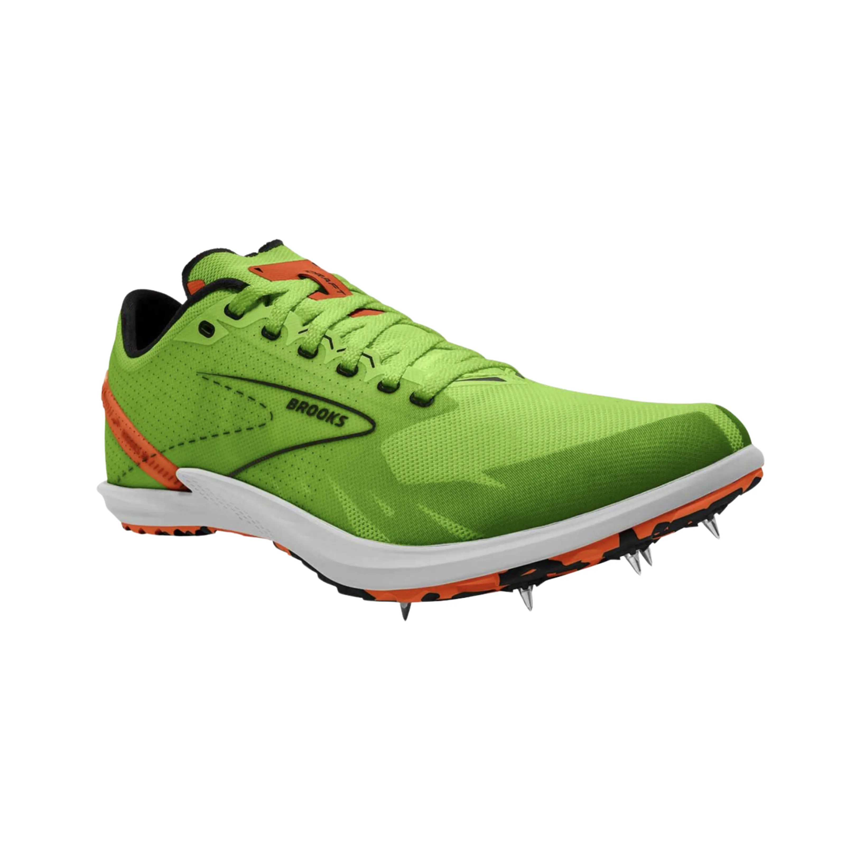 Draft XC Spike - Green Gecko/Red Orange/White (D)