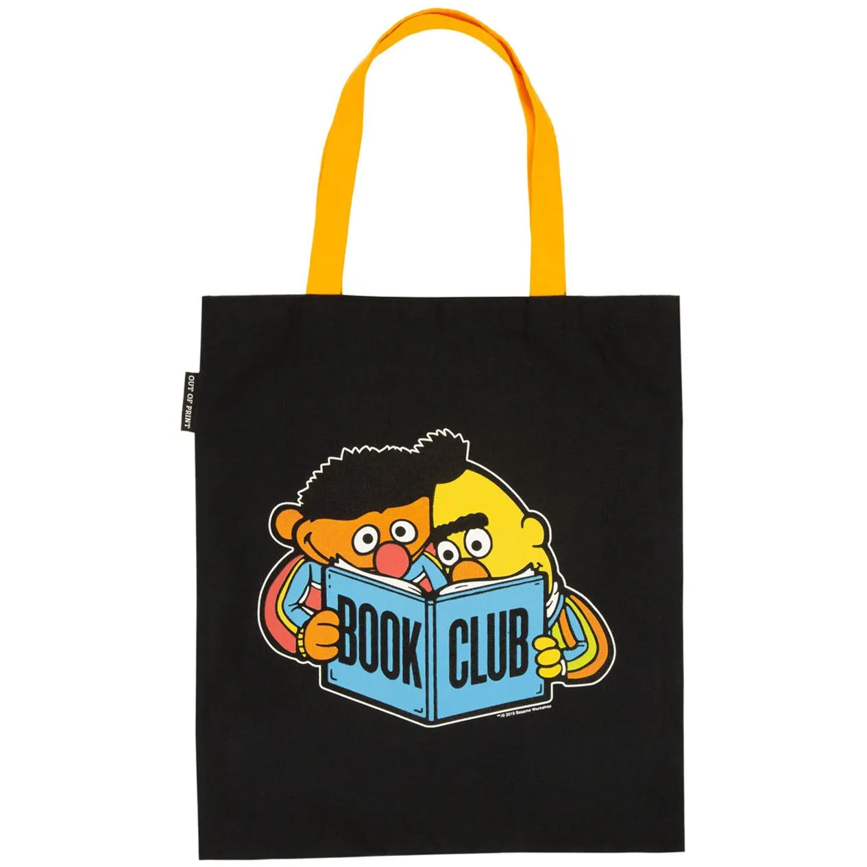 Ernie & Bert Book Club Canvas Tote