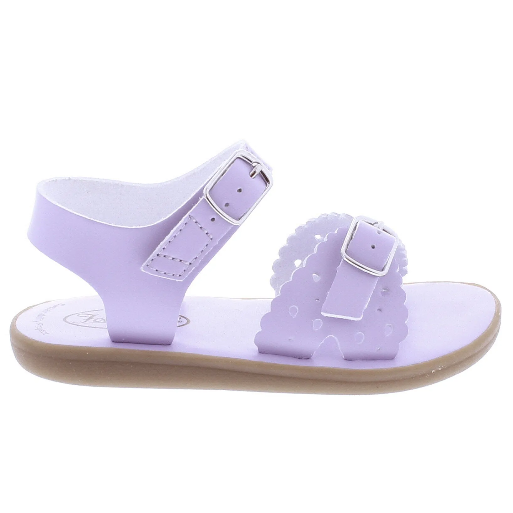 Footmates Eco-Ariel | Lavender Microfiber Little Kids Sandals