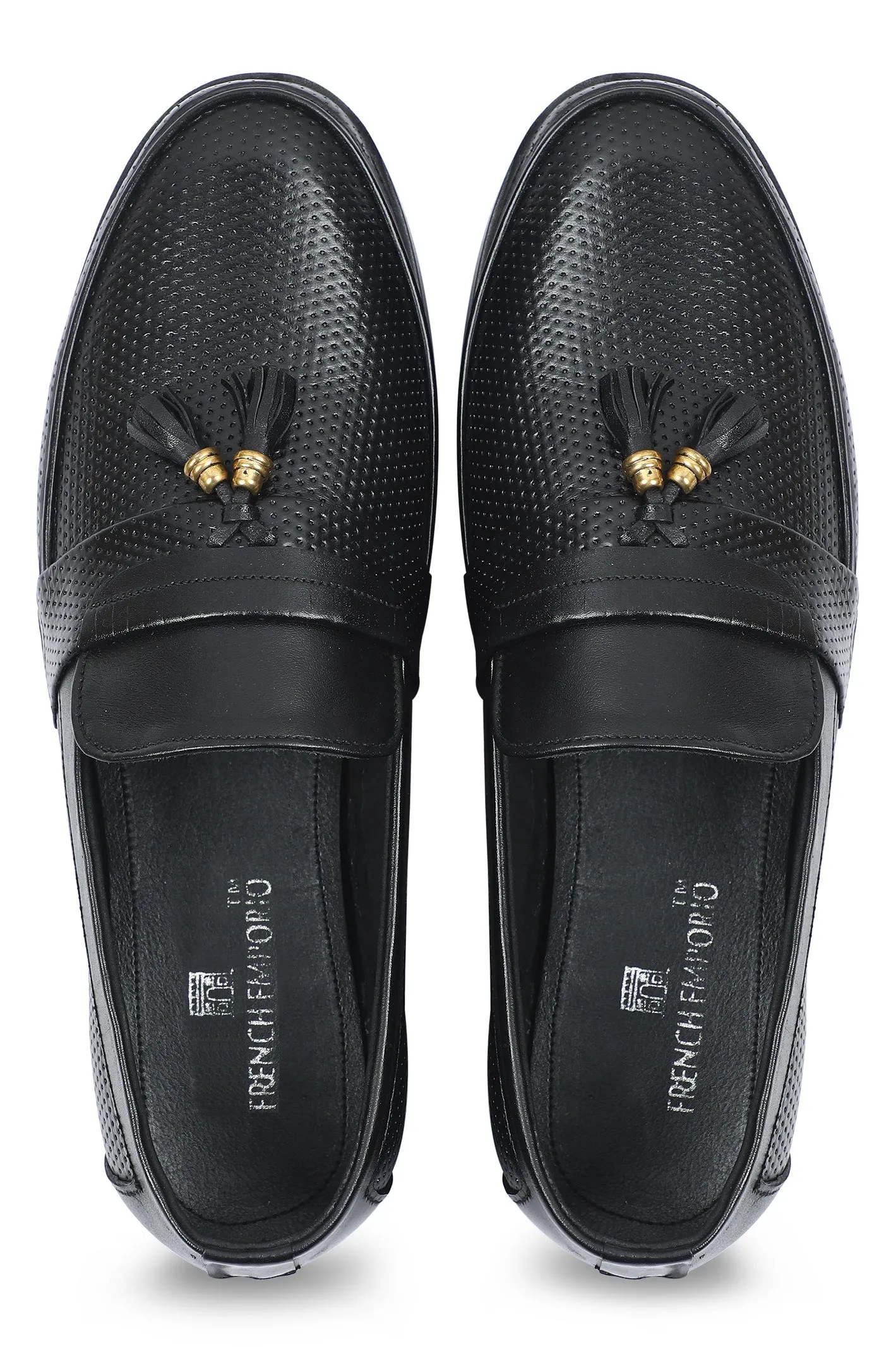 Formal Shoes For Men in Black SKU: SMF-0209-BLACK