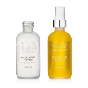 Ginger Elixir Body Oil   Fizzy Soak Set