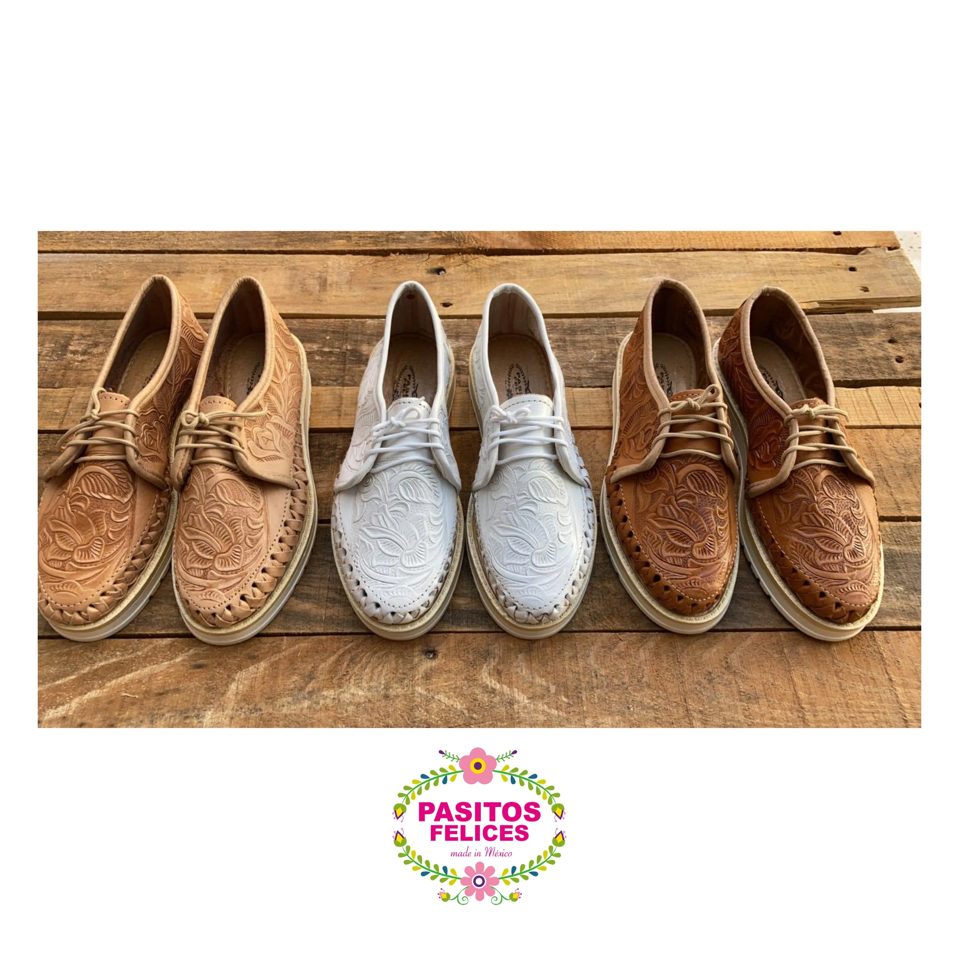 Imprinted White Loafer