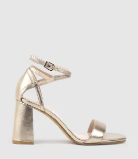 KELSEY85 Ankle Wrap Sandal in Rosegold