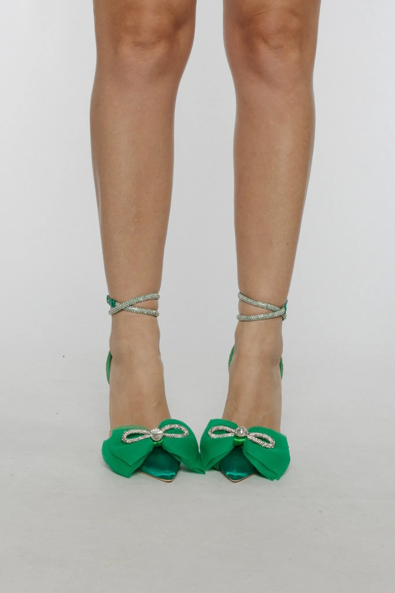 Lauren Bow Heel In Green