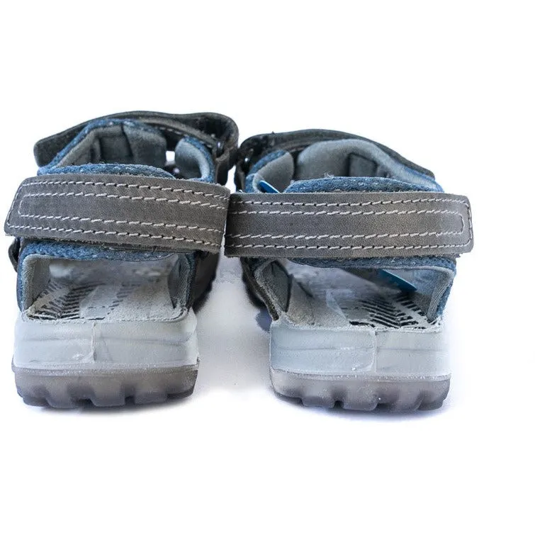 LAVAGNA antracite older boys arch support sandals