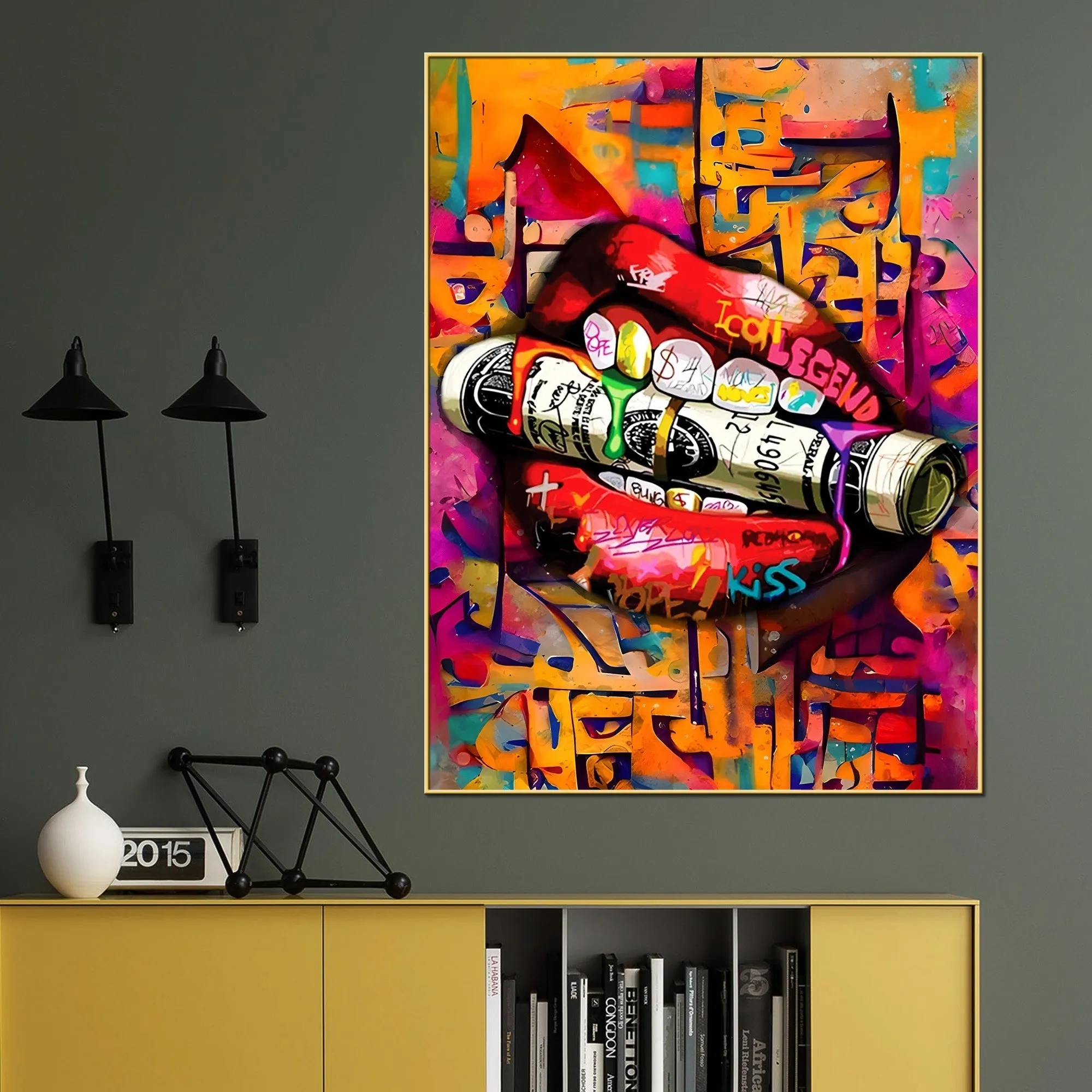 Lust Of Everything Cotton Canvas Wall Painting