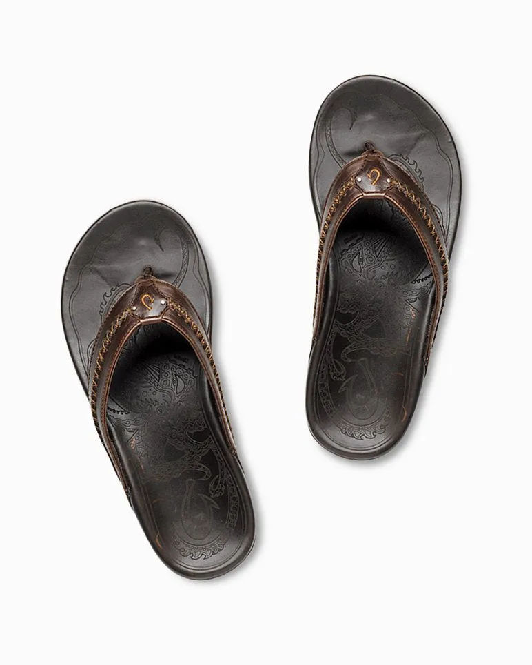 Men's OluKai® Mea Ola Sandals - Dark Java