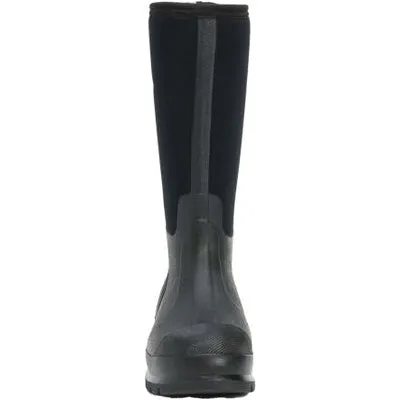 Muck Boot Company® CHH000A M 100 Men's Chore Tall Work Boots, 10, M, Black, Soft, Triple Rubber Toe, Neoprene Upper