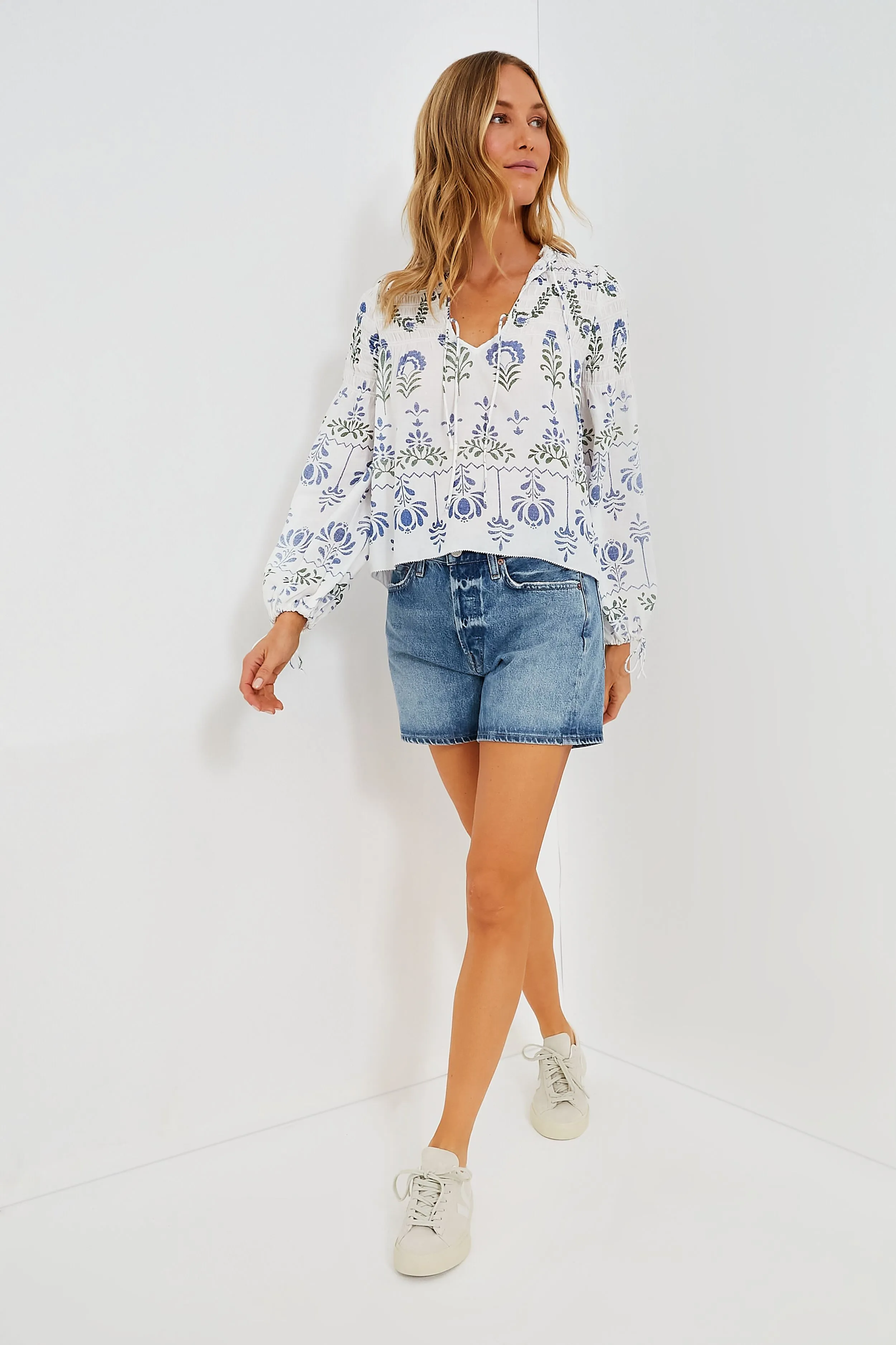 Natural White Suede Campo Sneakers