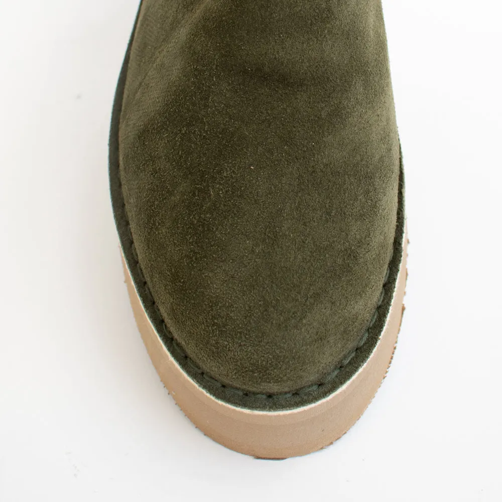 Noor Khaki Suede