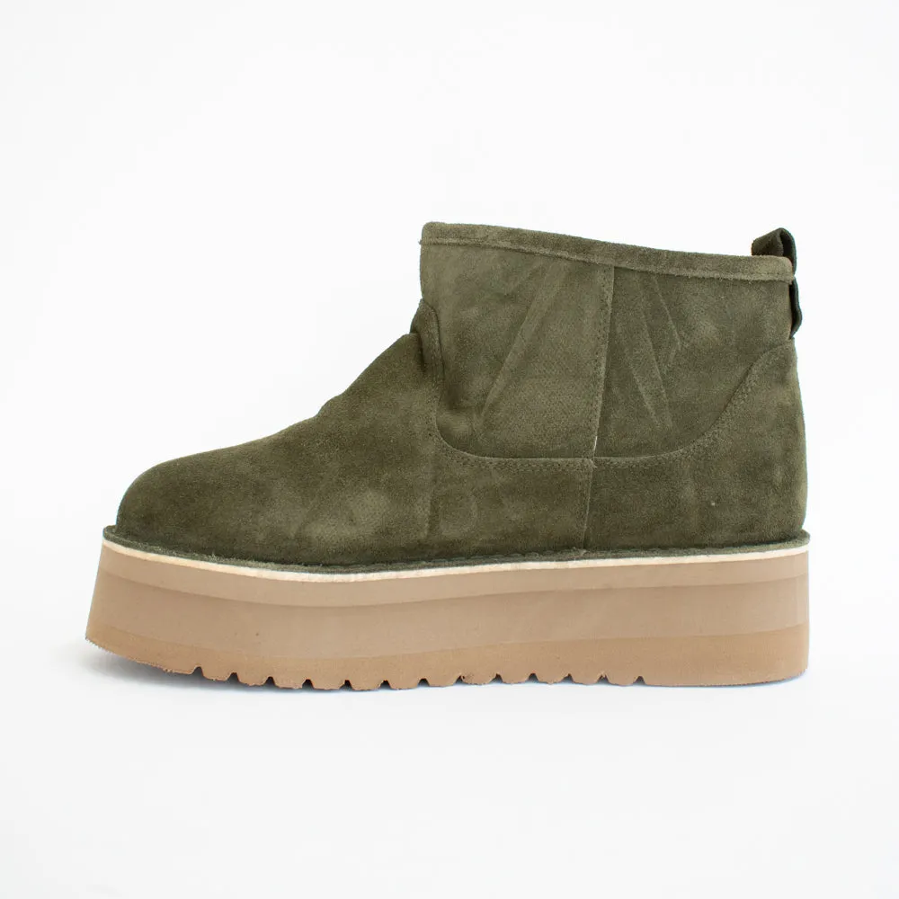 Noor Khaki Suede