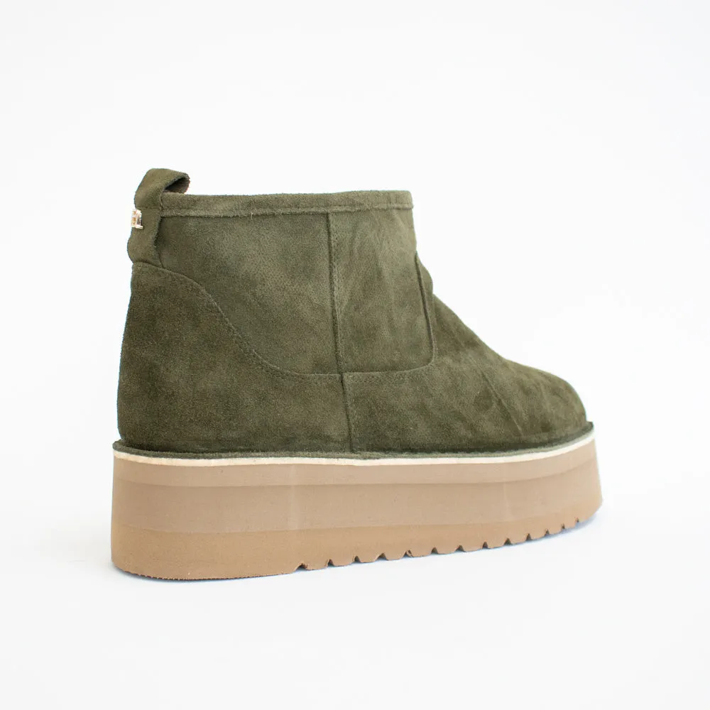 Noor Khaki Suede