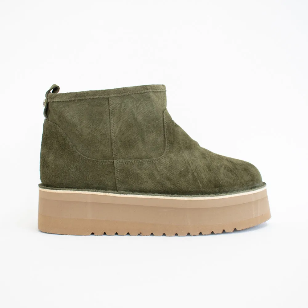 Noor Khaki Suede