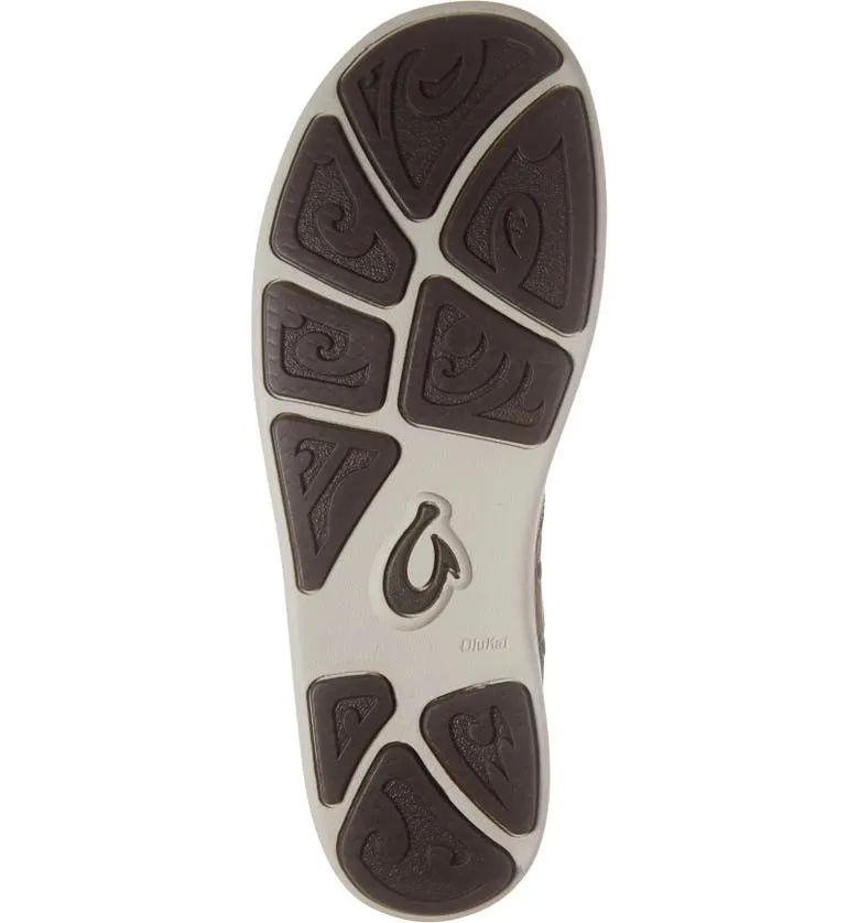 Olukai Men's Nohea Moku Mesh Lace Up Shoe - Mustang/Husk 10283-136Z