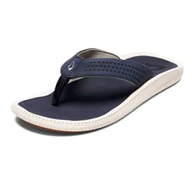OLUKAI Ulele Men's Beach Sandals, Blue Depth/Blue Depth, 10