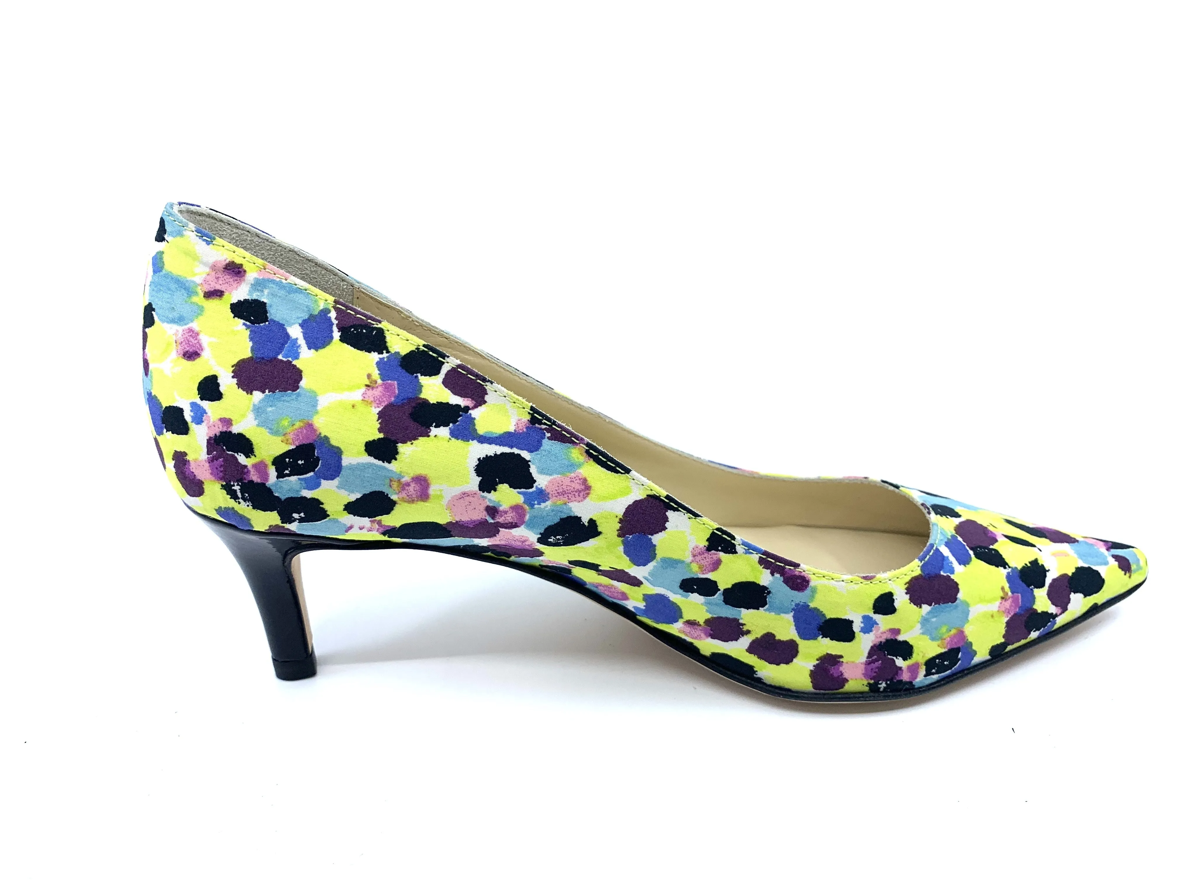 Peony Liberty Butter Fabric Pumps