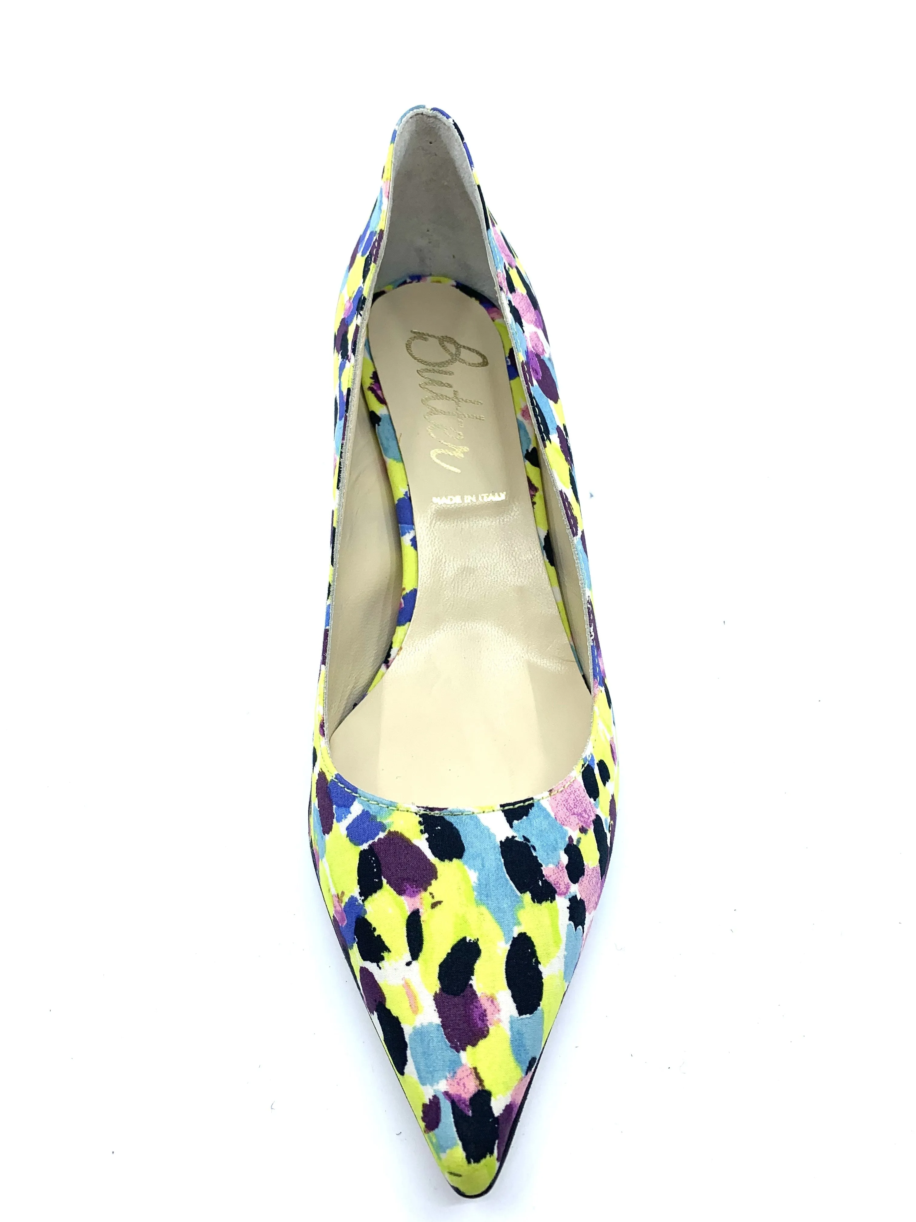 Peony Liberty Butter Fabric Pumps