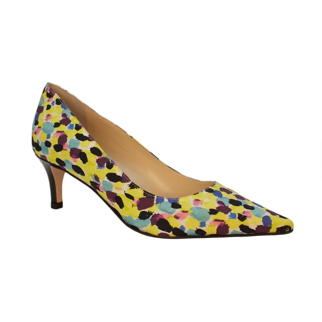 Peony Liberty Butter Fabric Pumps
