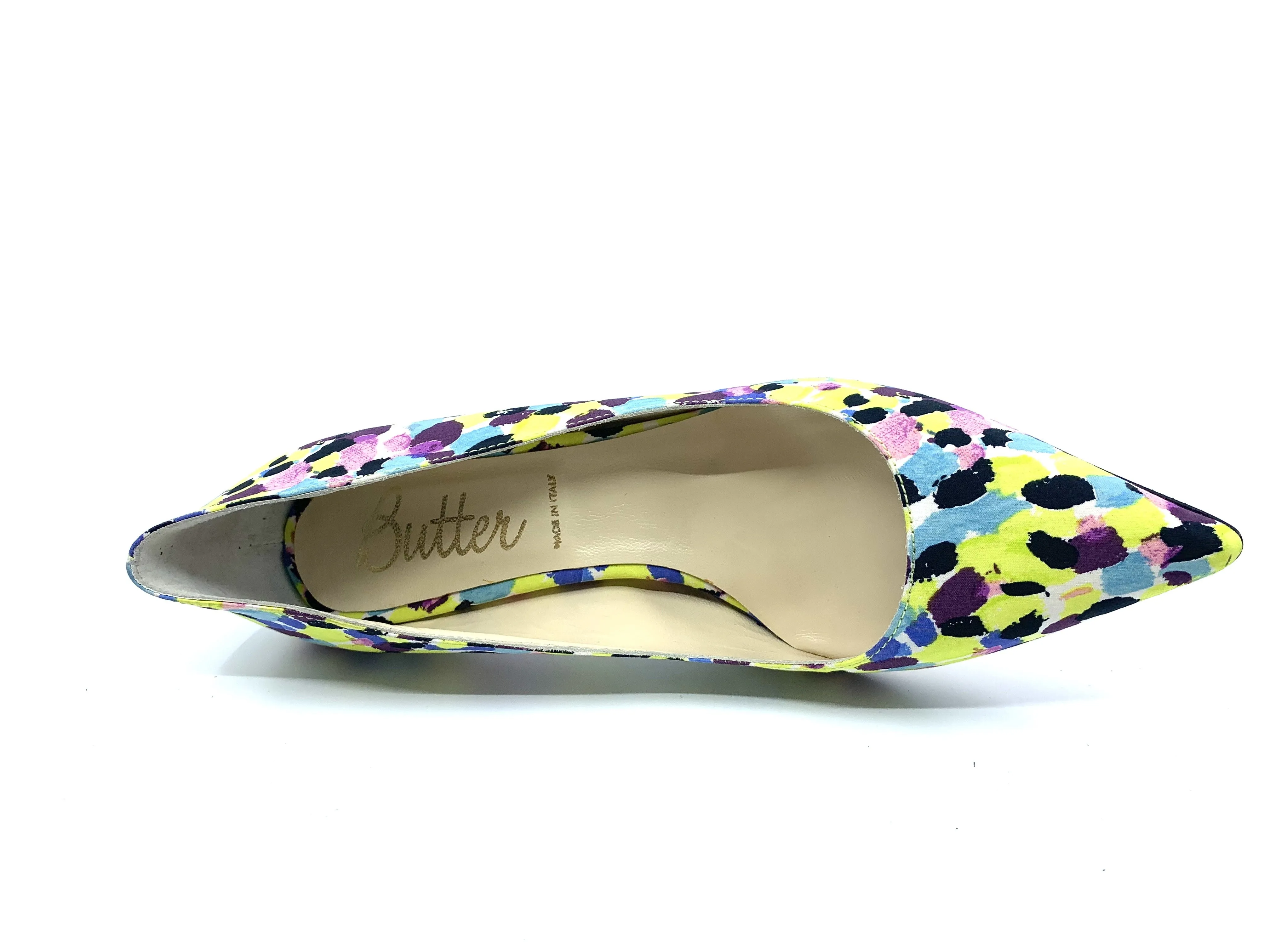 Peony Liberty Butter Fabric Pumps
