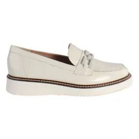 Pitillos Ladies Wedge Loafers - 5733 - White