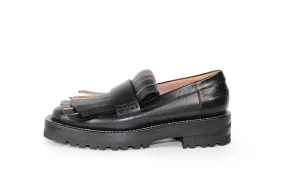 Platform Leather Loafers