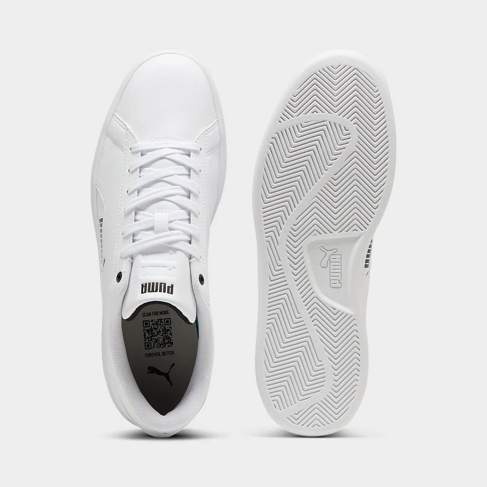 Puma Mens Smash 3.0 Seeing Double Sneaker White/black _ 182191 _ White