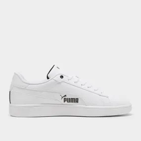 Puma Mens Smash 3.0 Seeing Double Sneaker White/black _ 182191 _ White