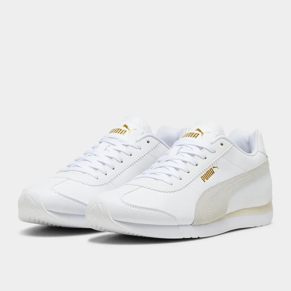 Puma Mens Turin 3 Golazo Sneaker White/gold _ 182200 _ White